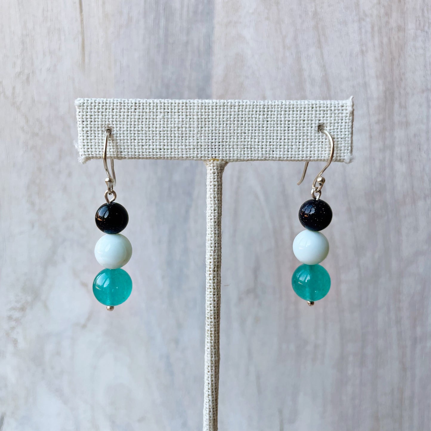 Gemstone Dangle Earrings
