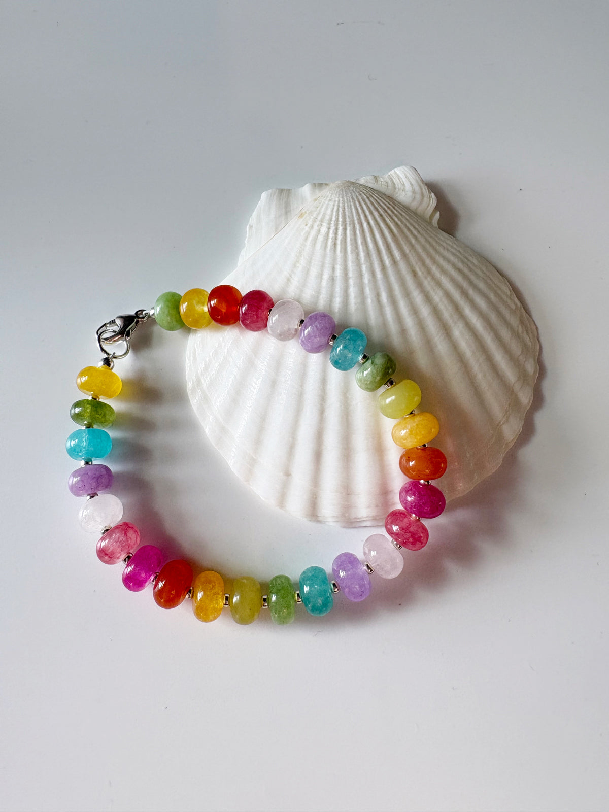 Rainbow Jade Bracelet
