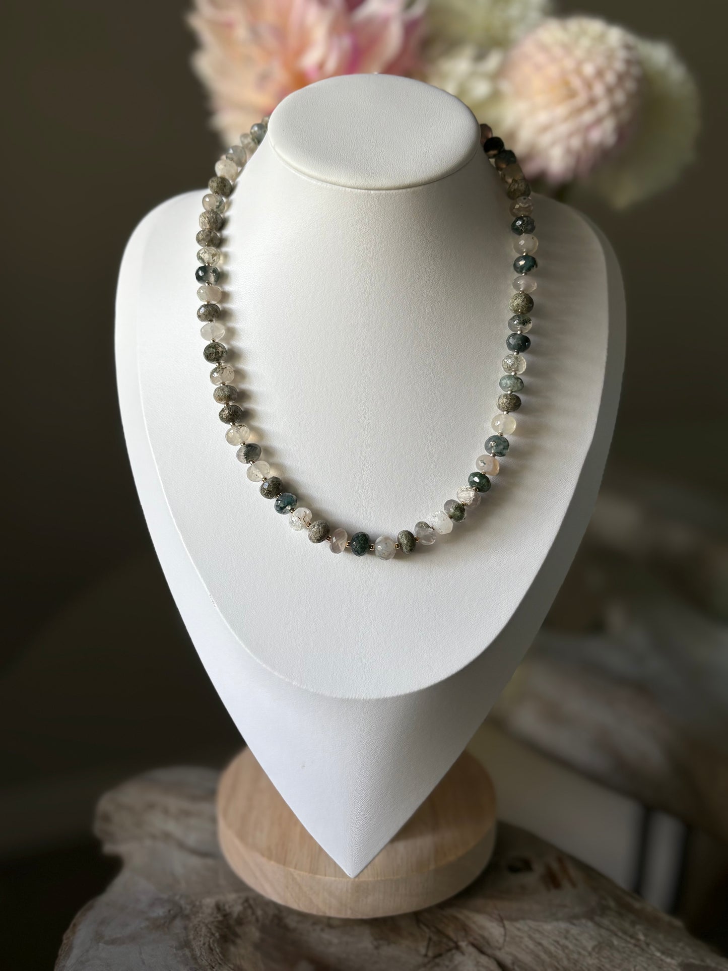 Moss Agate Necklace
