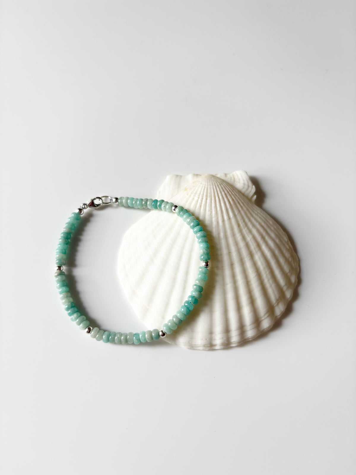 Amazonite Silver Bracelet