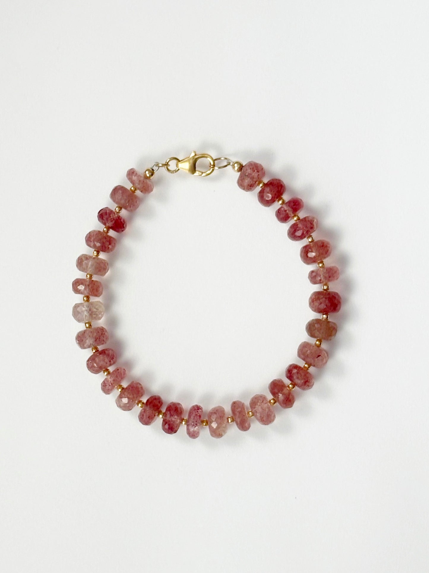 Strawberry Quartz Bracelet