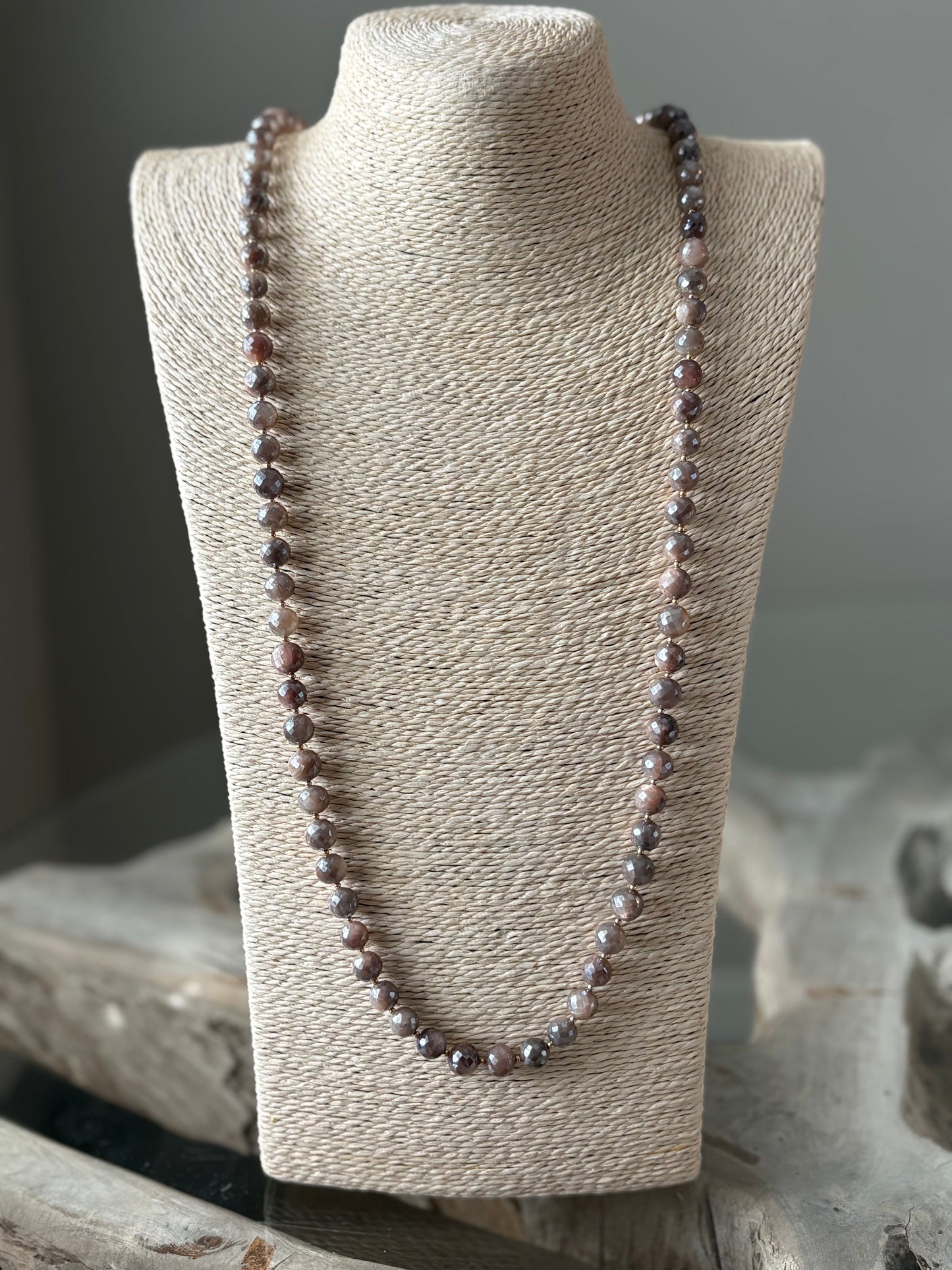 Chocolate Moonstone Necklace