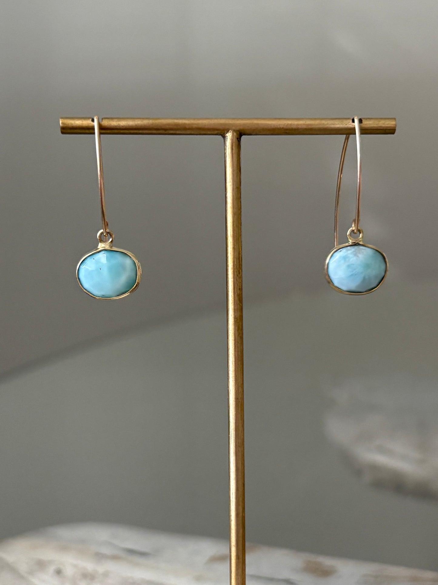 Larimar Earrings