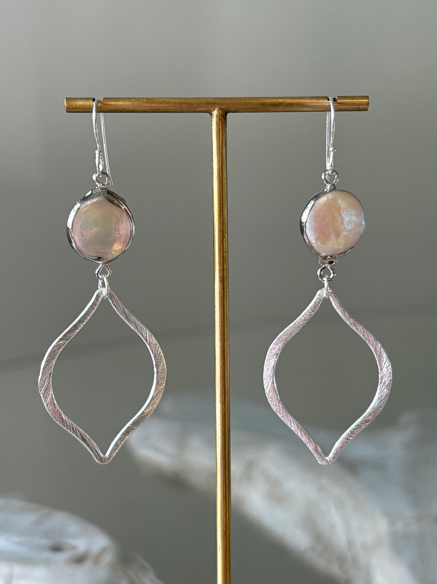 Pearl Marquise Earrings