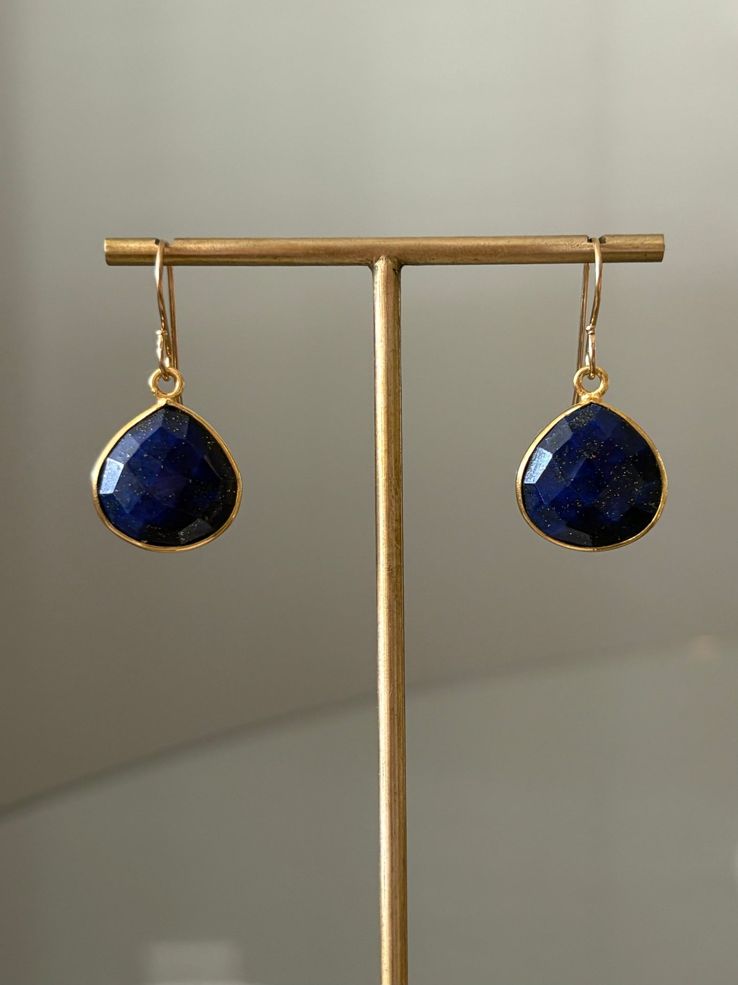 Lapis Teardrop Earring