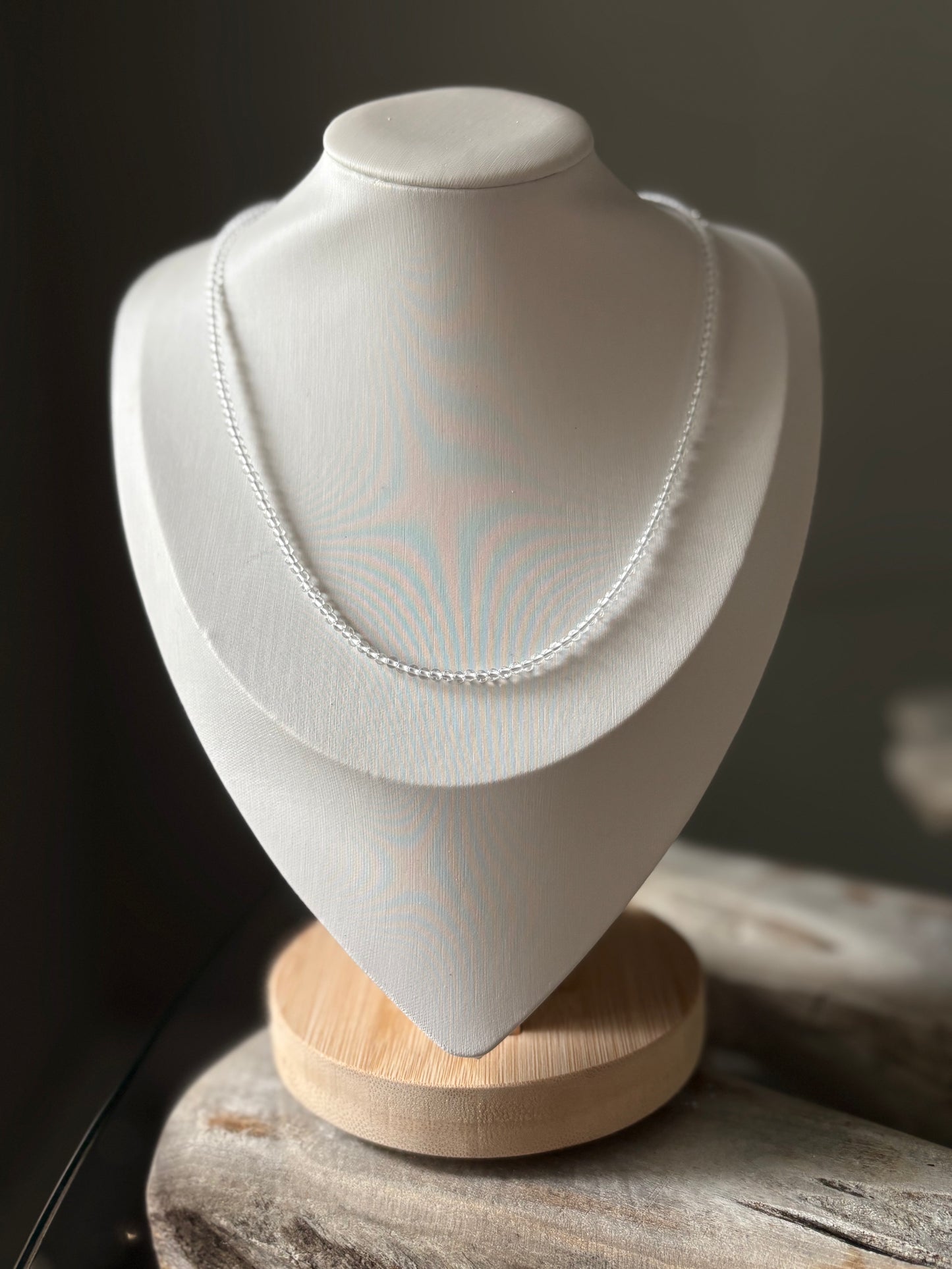 Delicate Clear Quartz Necklace