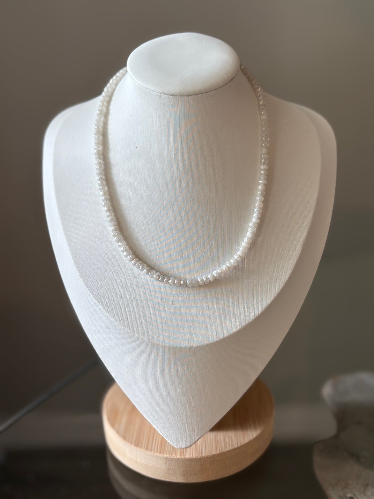 White Silverite Necklace