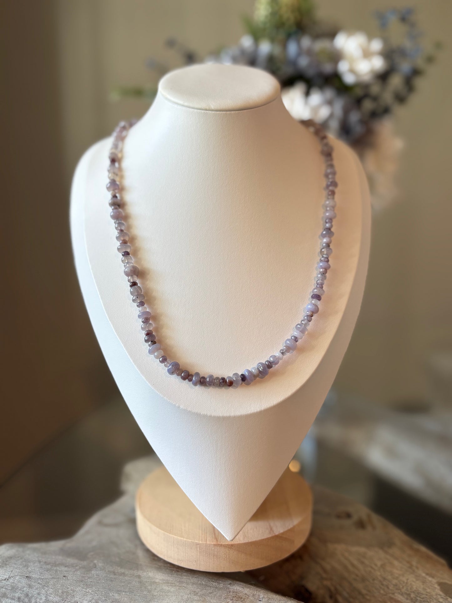 Purple Chalcedony Necklace