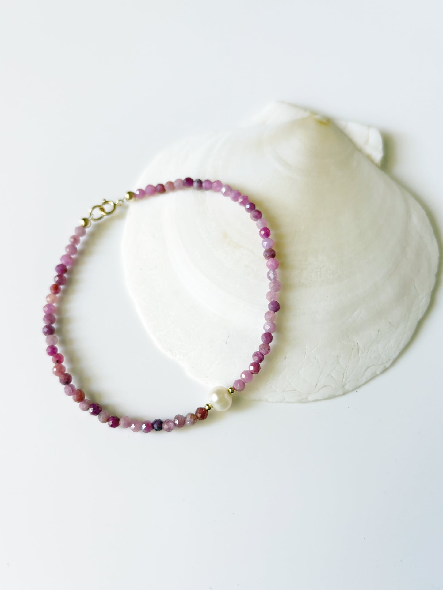 Tourmaline and Pearl Bracelet