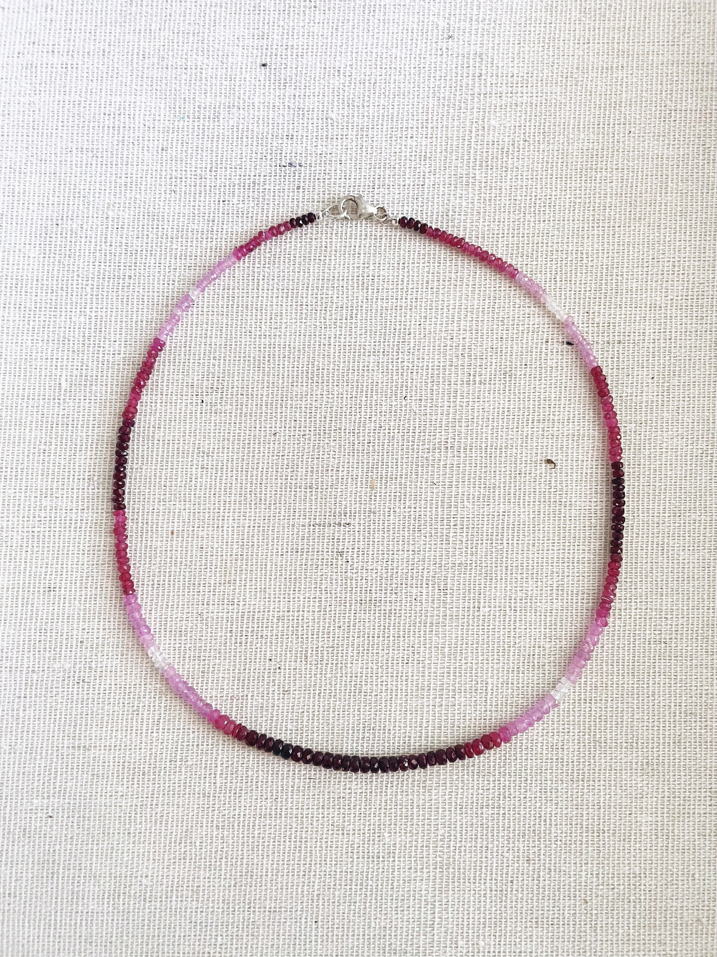 Shaded Ruby Necklace