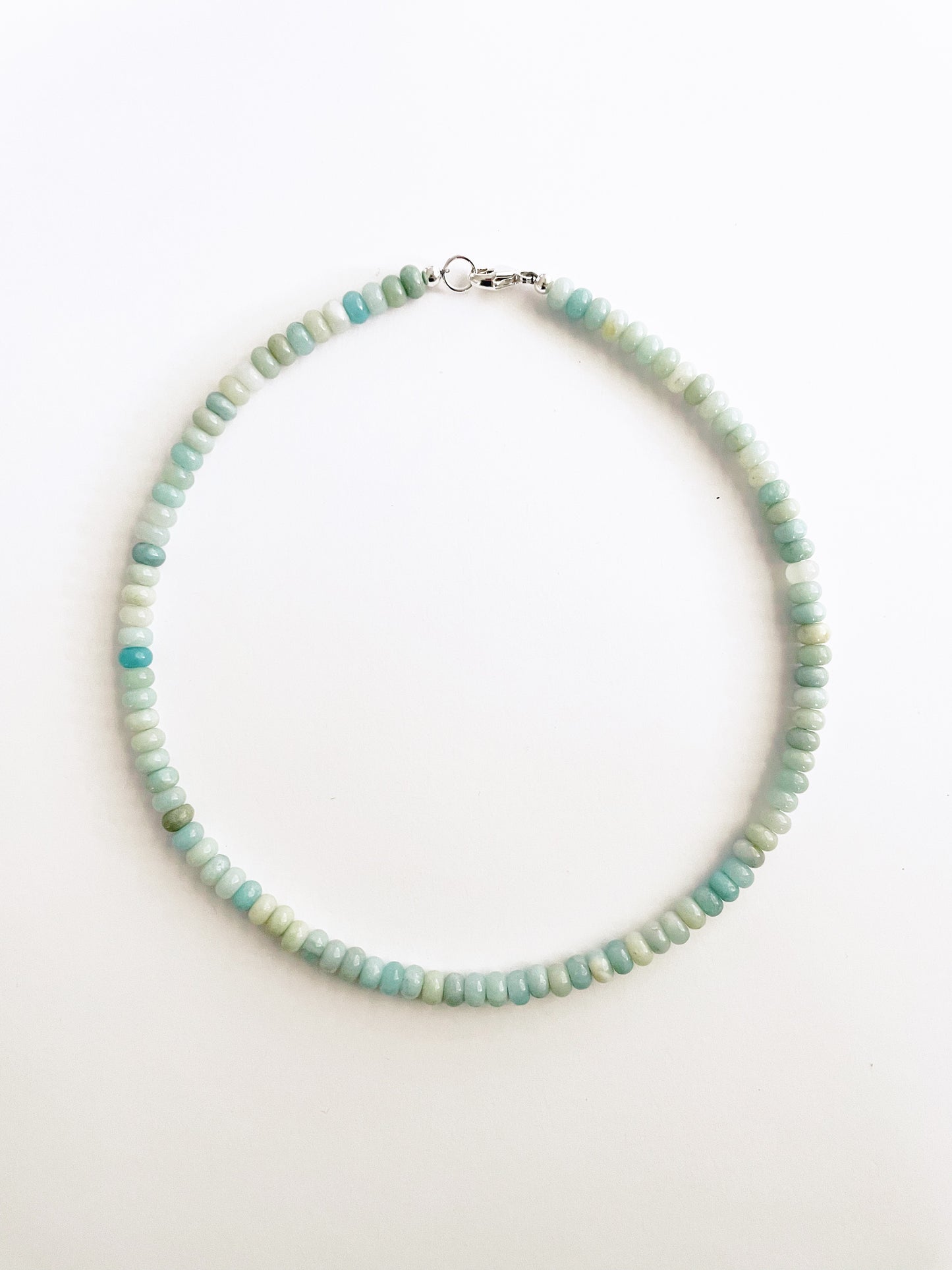 Amazonite Rondelle Necklace