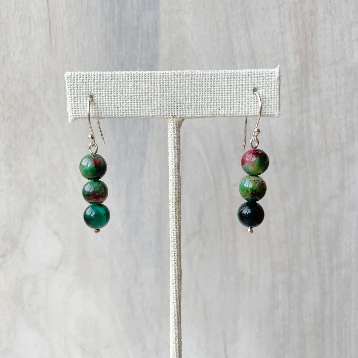 Gemstone Dangle Earrings