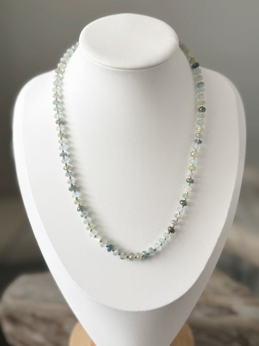 Moss Aquamarine Necklace