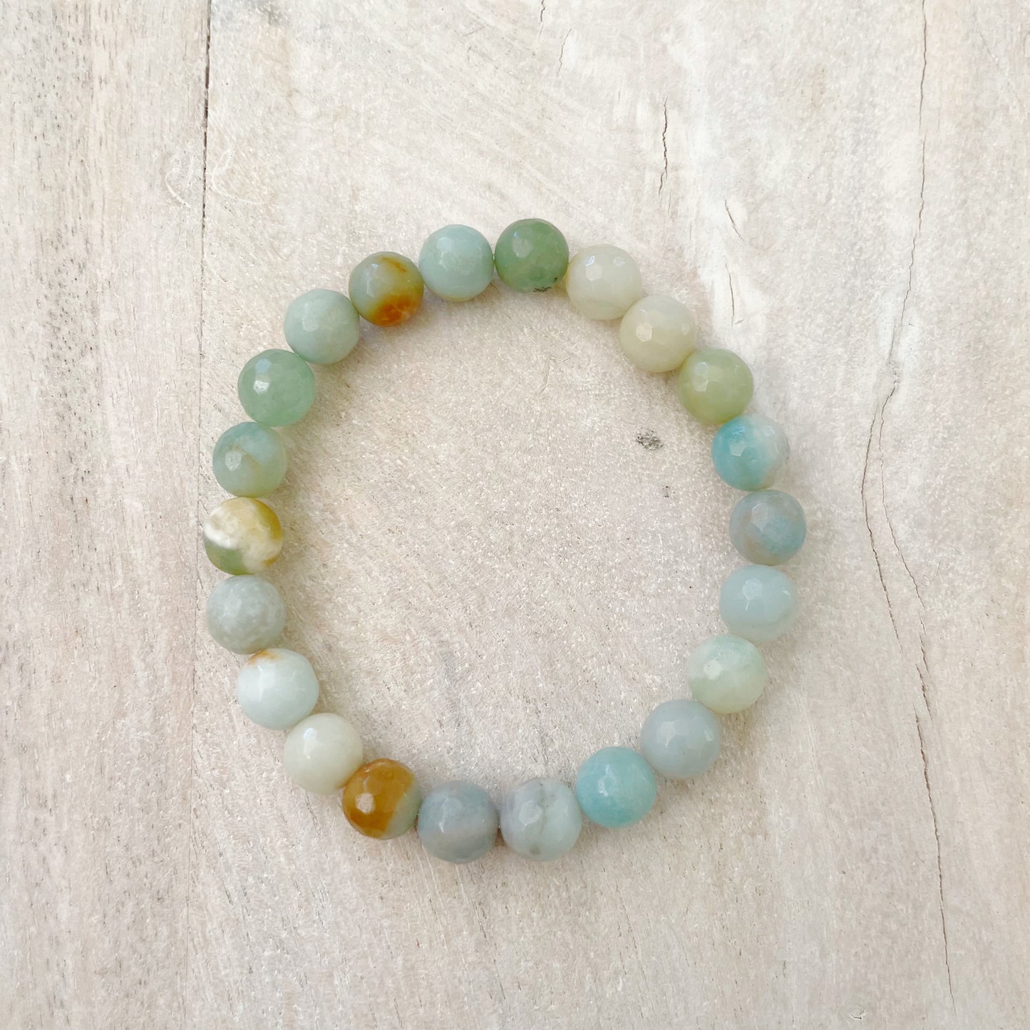 Faceted Amazonite Bracelet