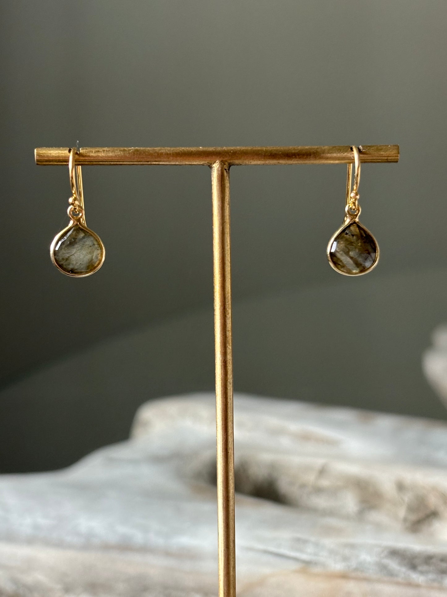Labradorite Earrings