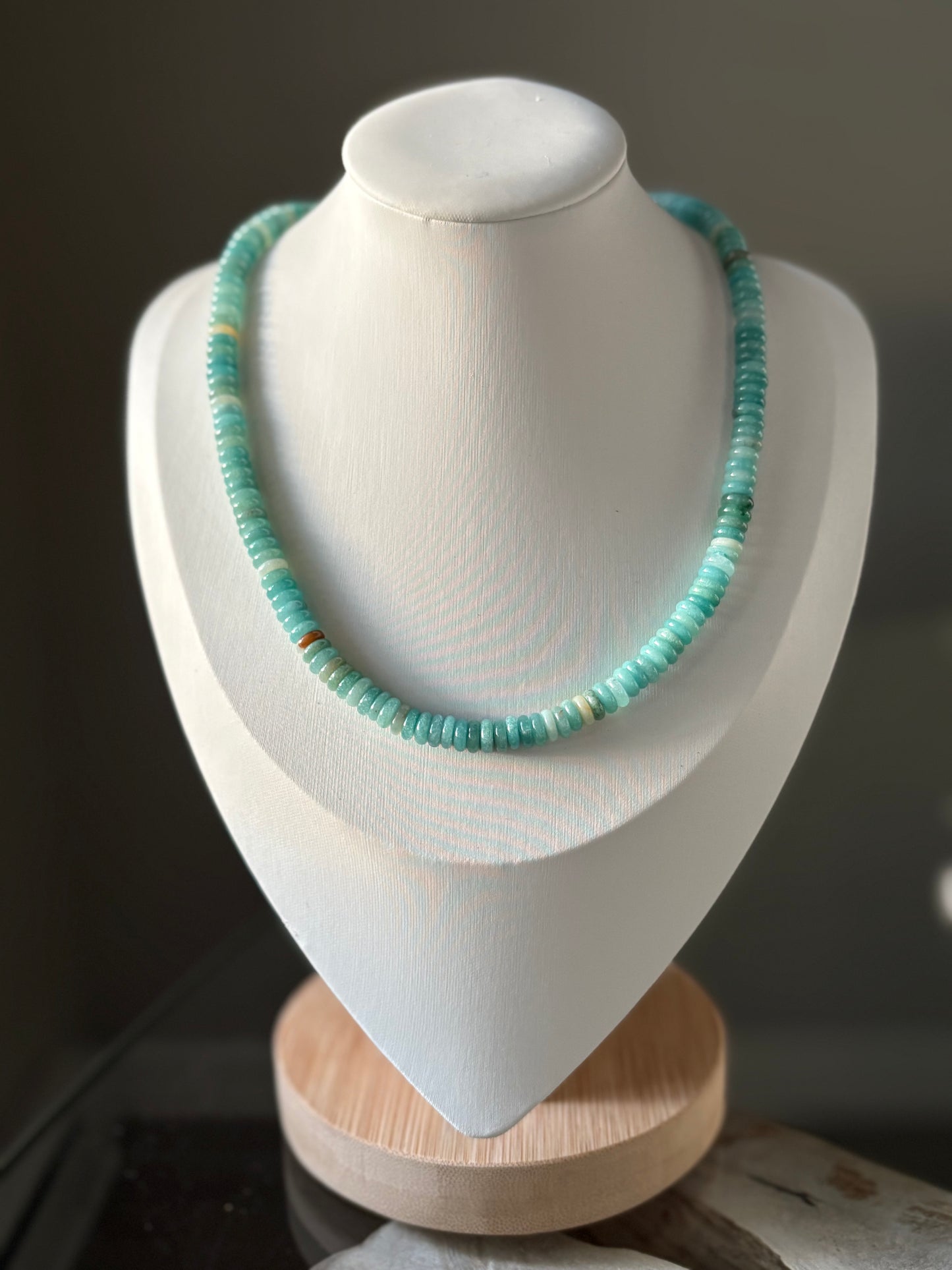 Dark Amazonite Necklae
