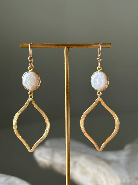 Pearl Marquise Earrings