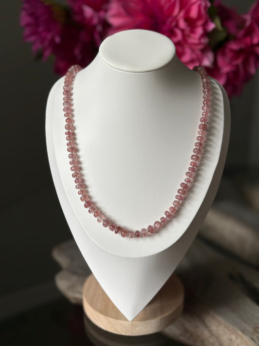 Strawberry Quartz Necklace