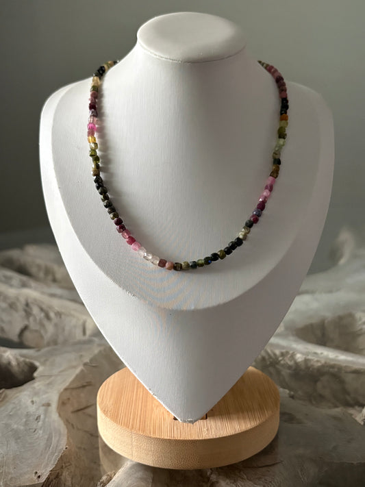 Tourmaline Cube Necklace