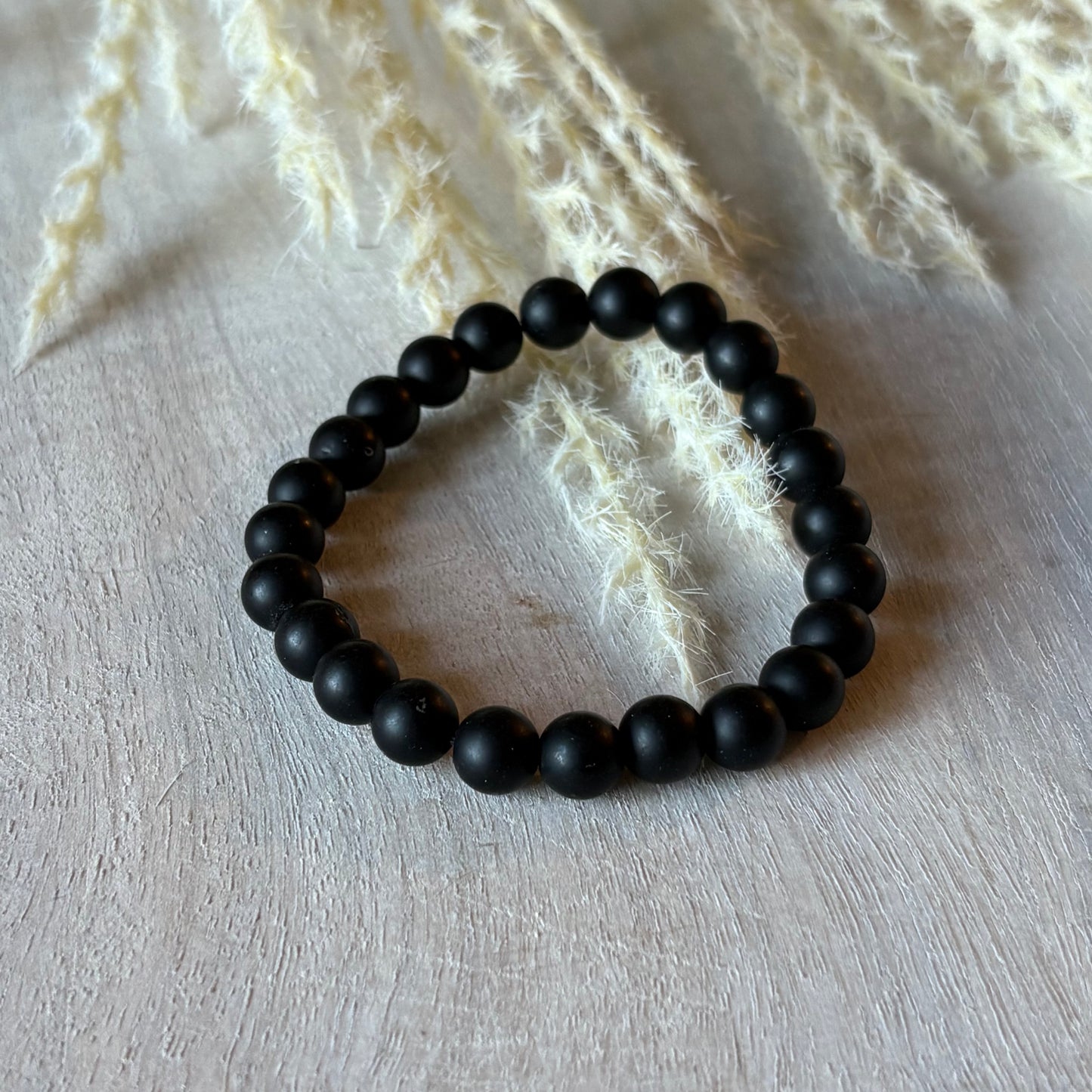 Matte Black Onyx Bracelet