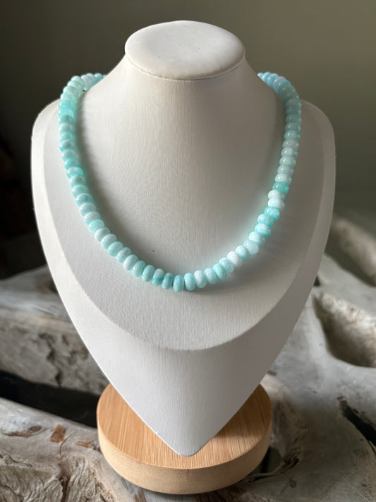 Baby Blue Jade Necklace