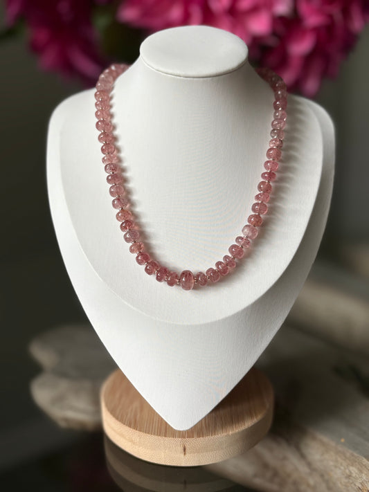 Strawberry Quartz Necklace