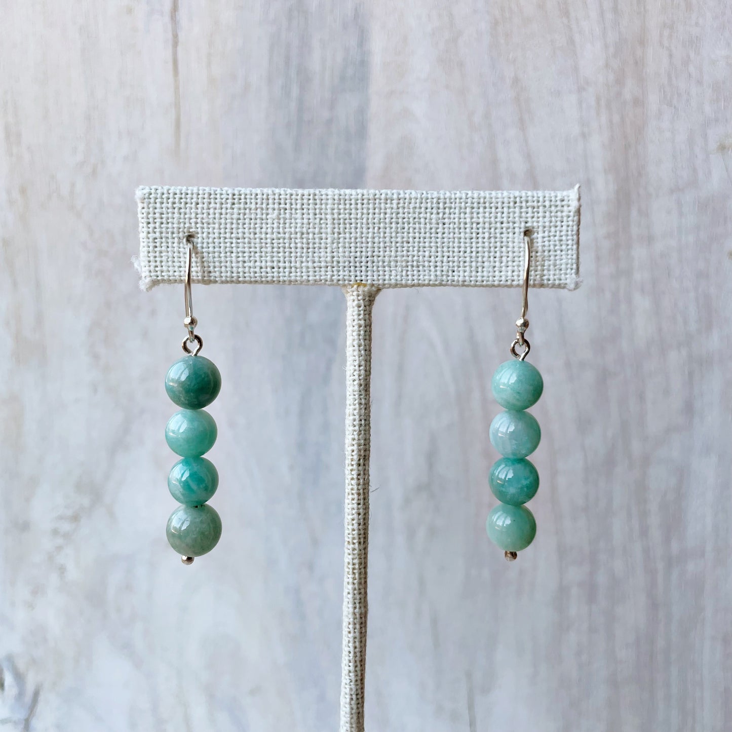 Gemstone Dangle Earrings