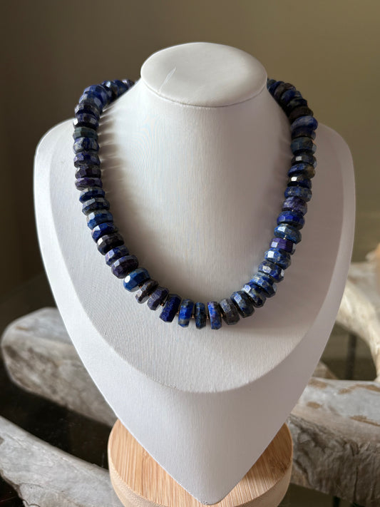 Chunky Lapis Necklace