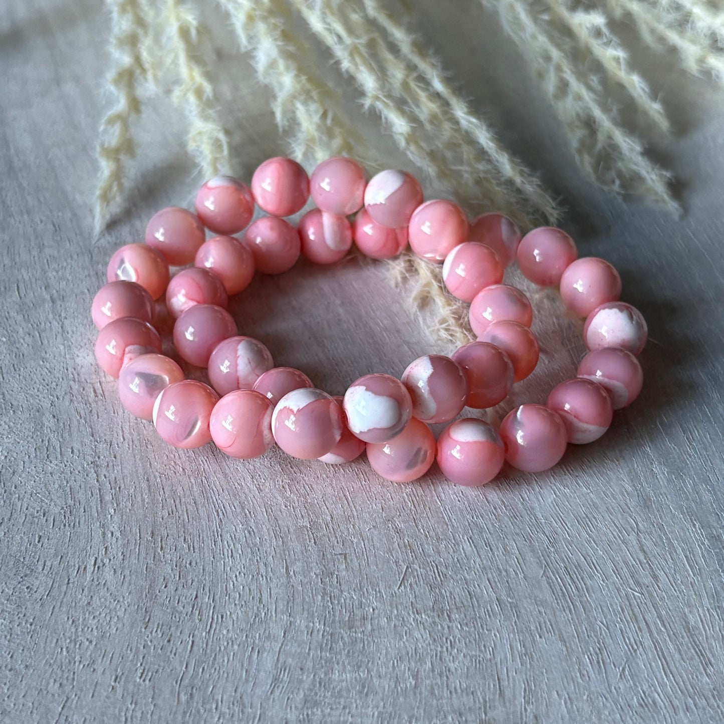 Pink Mother of Pearl Bracelet
