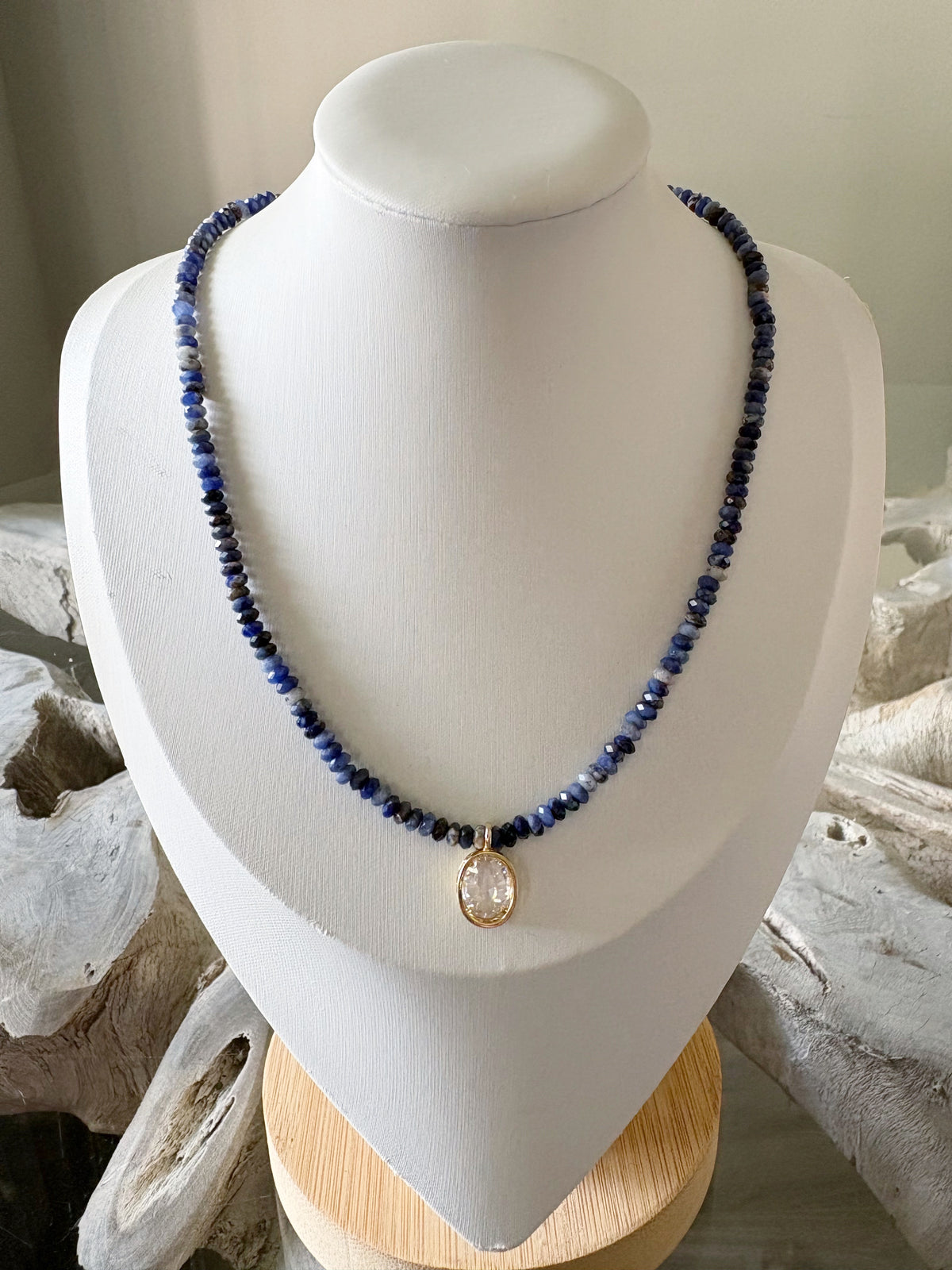 Sodalite CZ Necklace