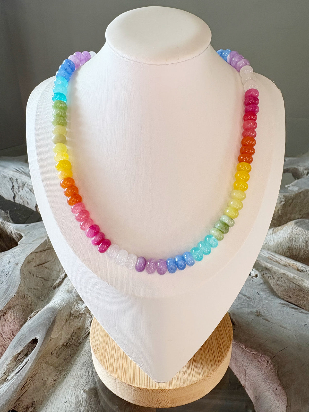Rainbow Jade Necklace