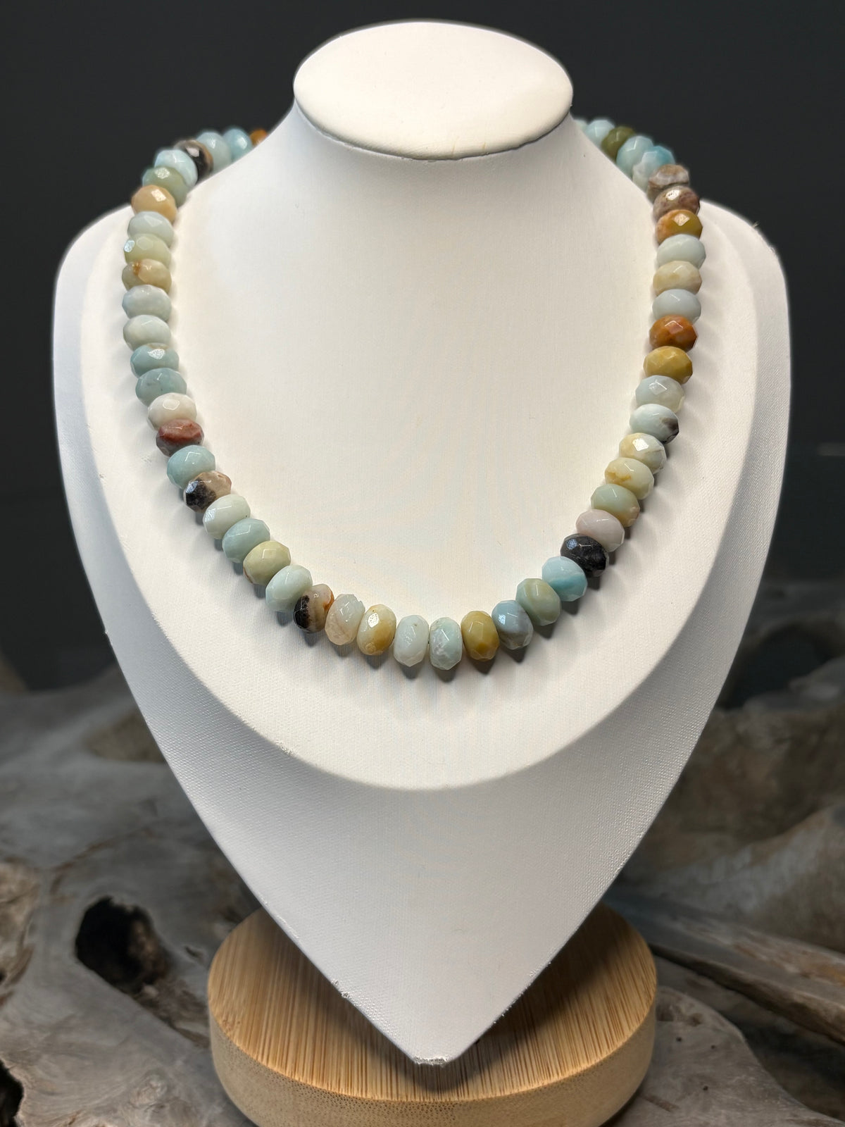 Faceted Amazonite Necklace