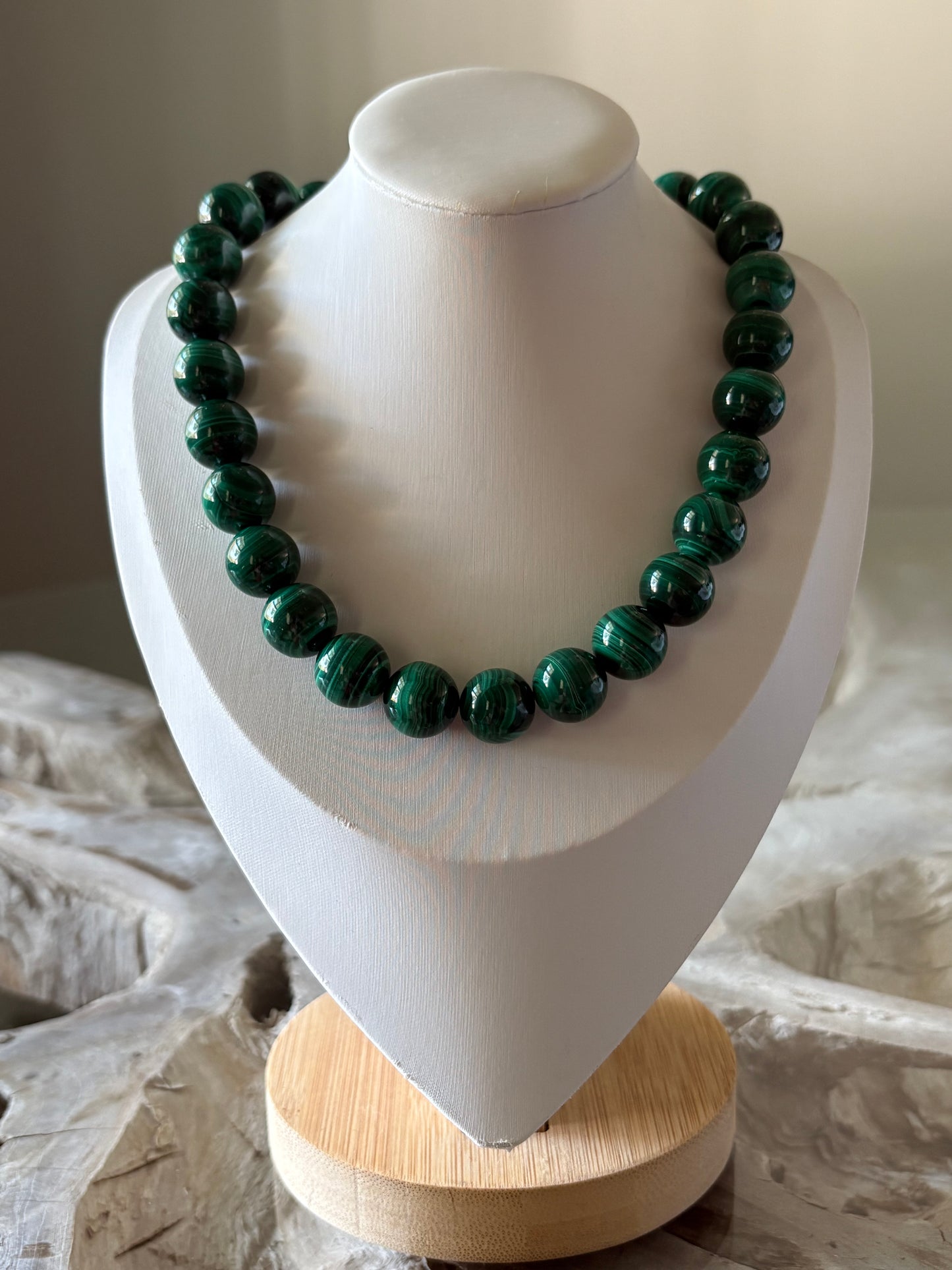 Chunky Malachite Necklace