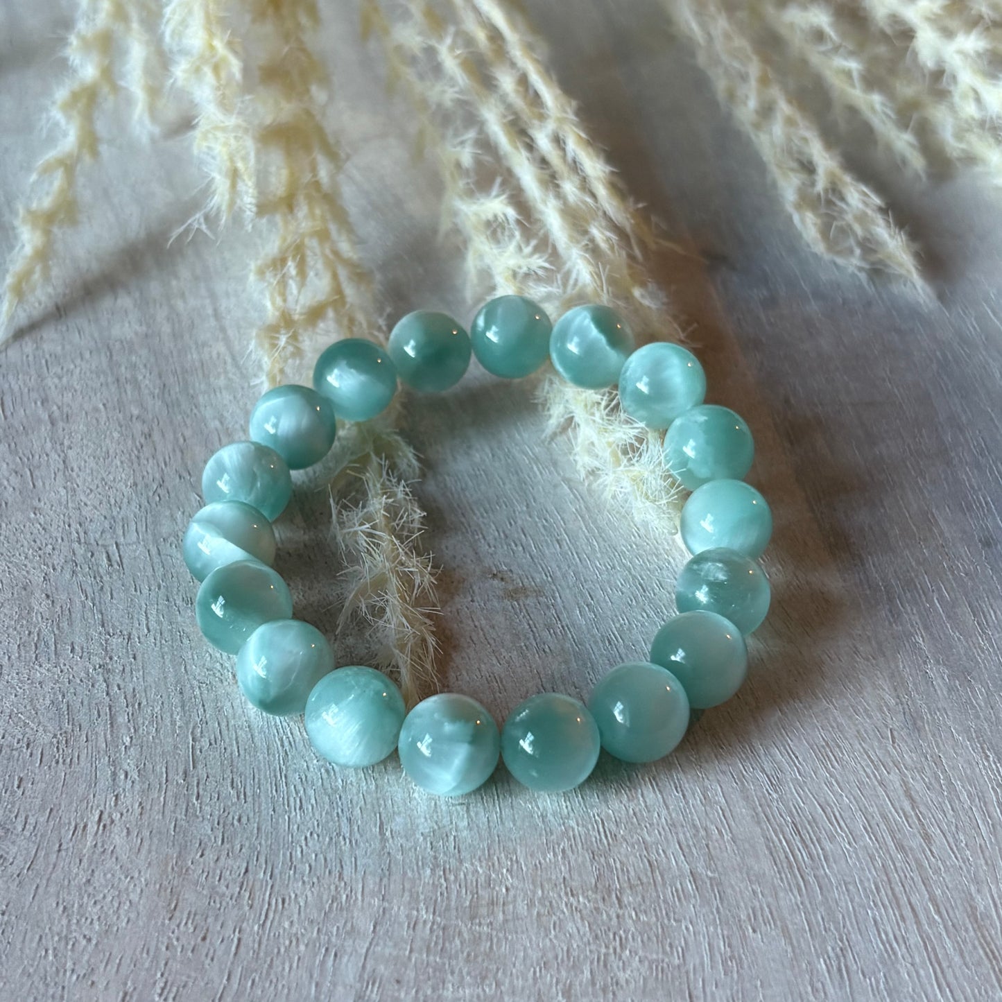 Green Moonstone Bracelet