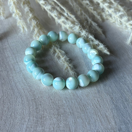 Blue Mother of Pearl Bracelet