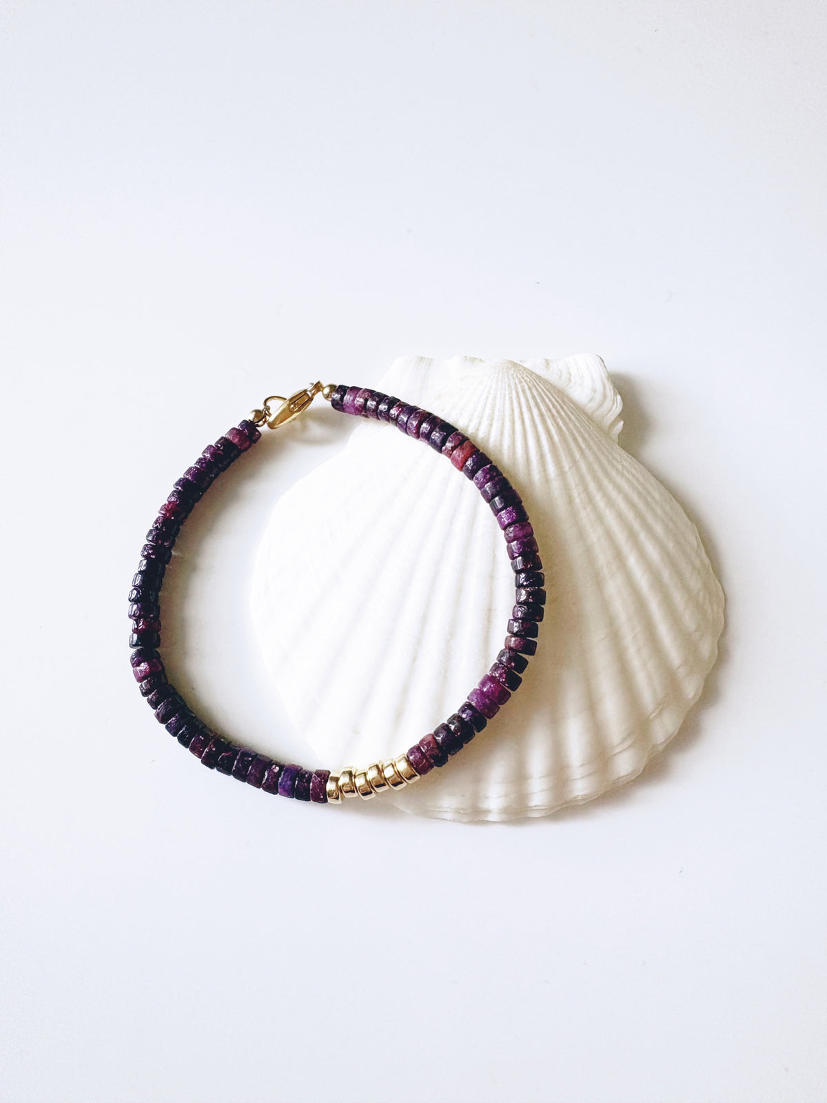 Lepidolite Heishi Bracelet