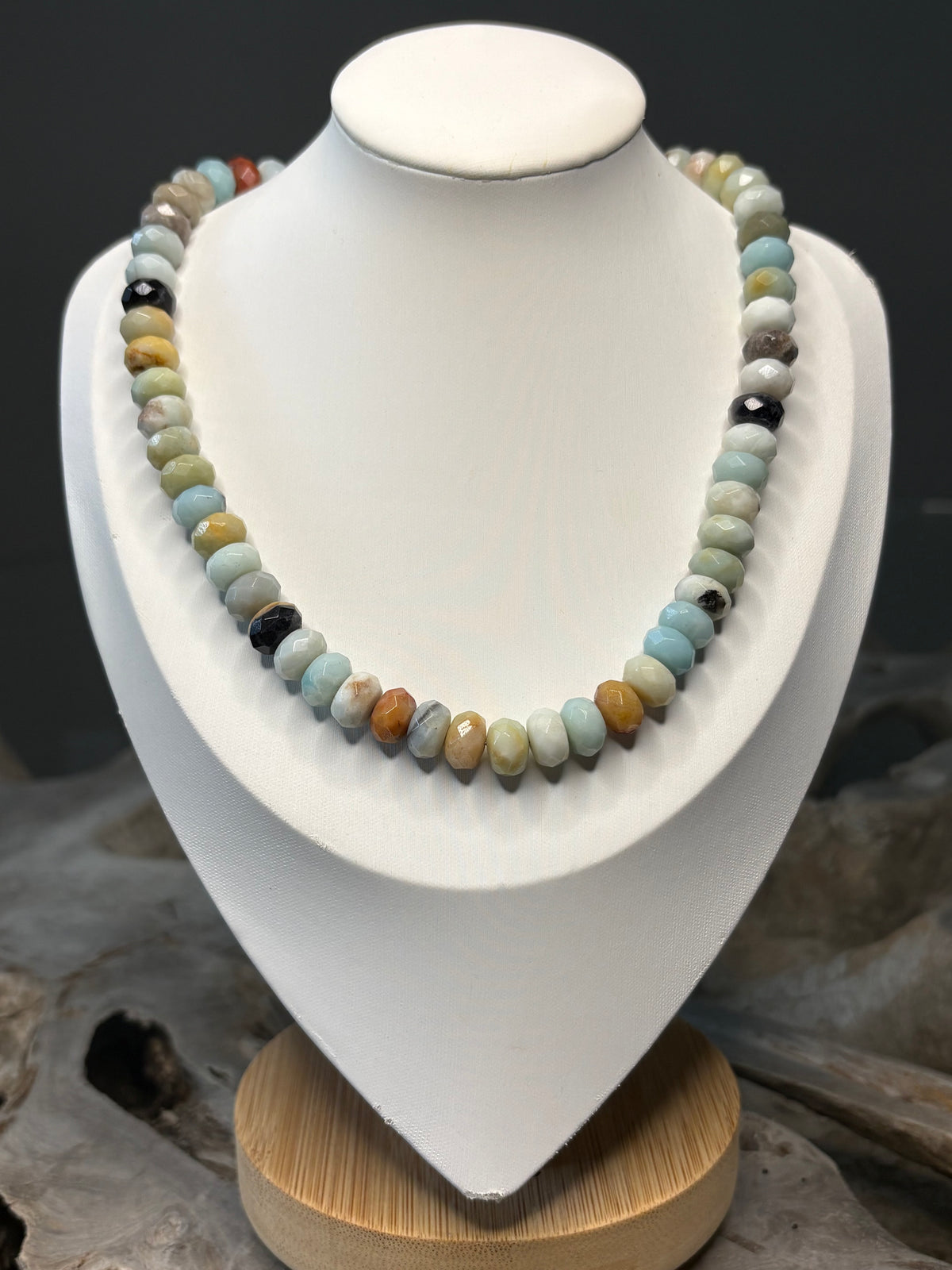 Faceted Amazonite Necklace