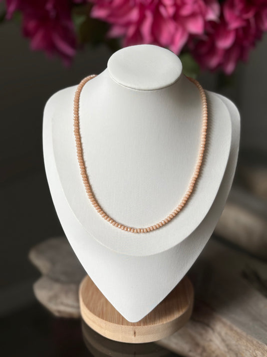 Peach Quartz Necklace