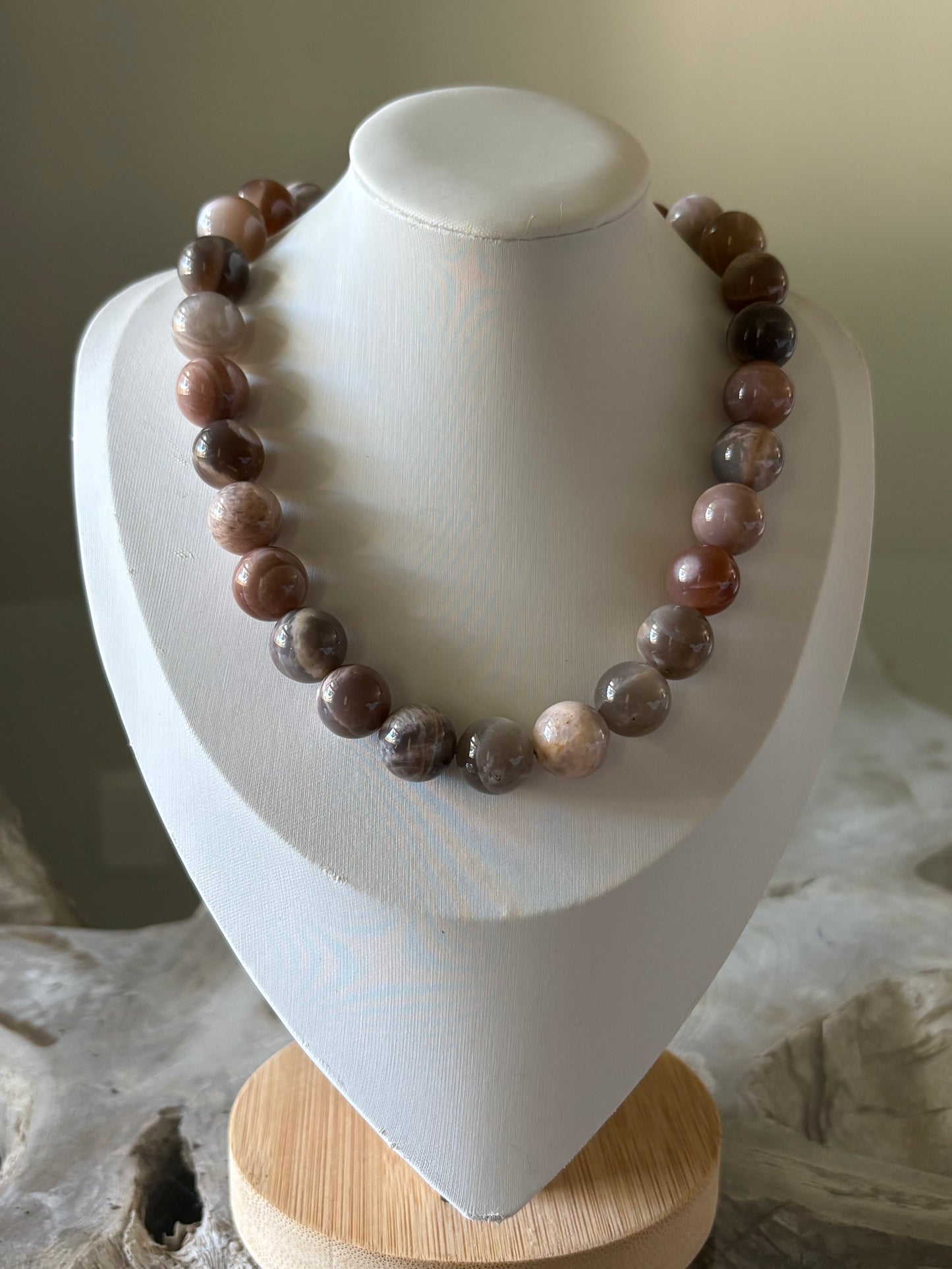 Chunky Moonstone Necklace