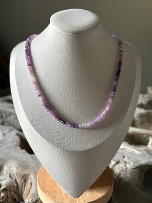 Gradient Lepidolite Necklace