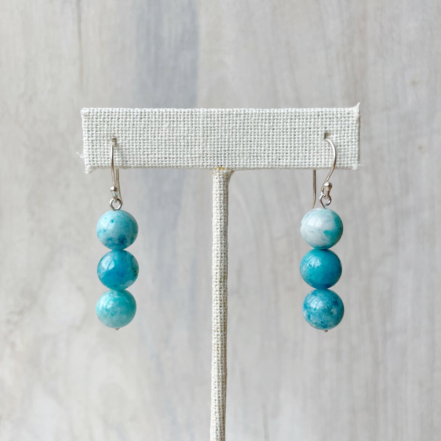 Gemstone Dangle Earrings