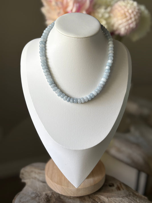 Light Blue Jade Necklace
