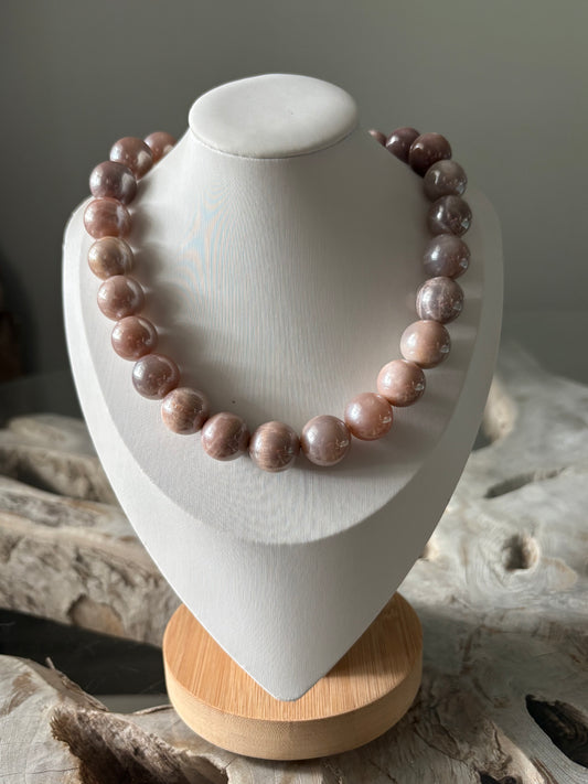Chunky Moonstone Necklace