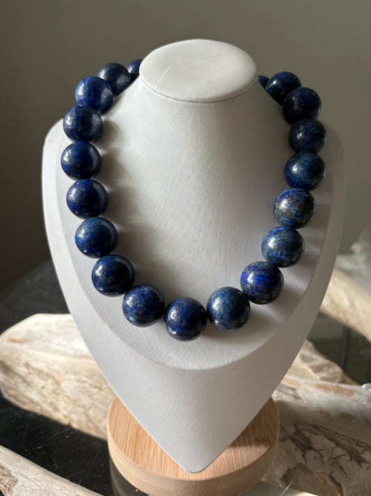 Chunky Lapis Lazuli Necklace