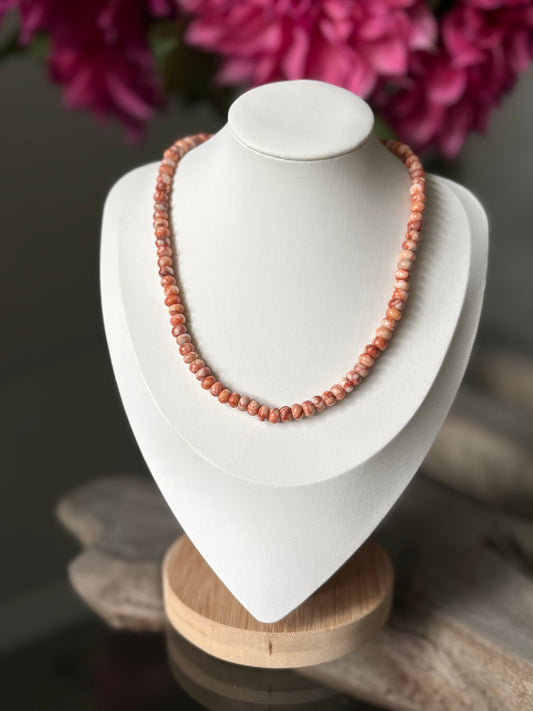 Red Silk Jasper Necklace