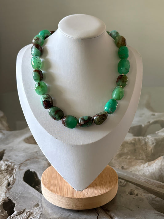 Chrysoprase Necklace