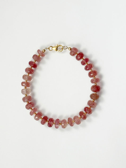 Strawberry Quartz Bracelet