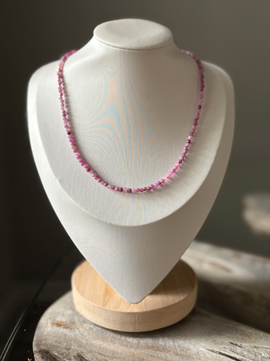 Delicate Ruby Necklace