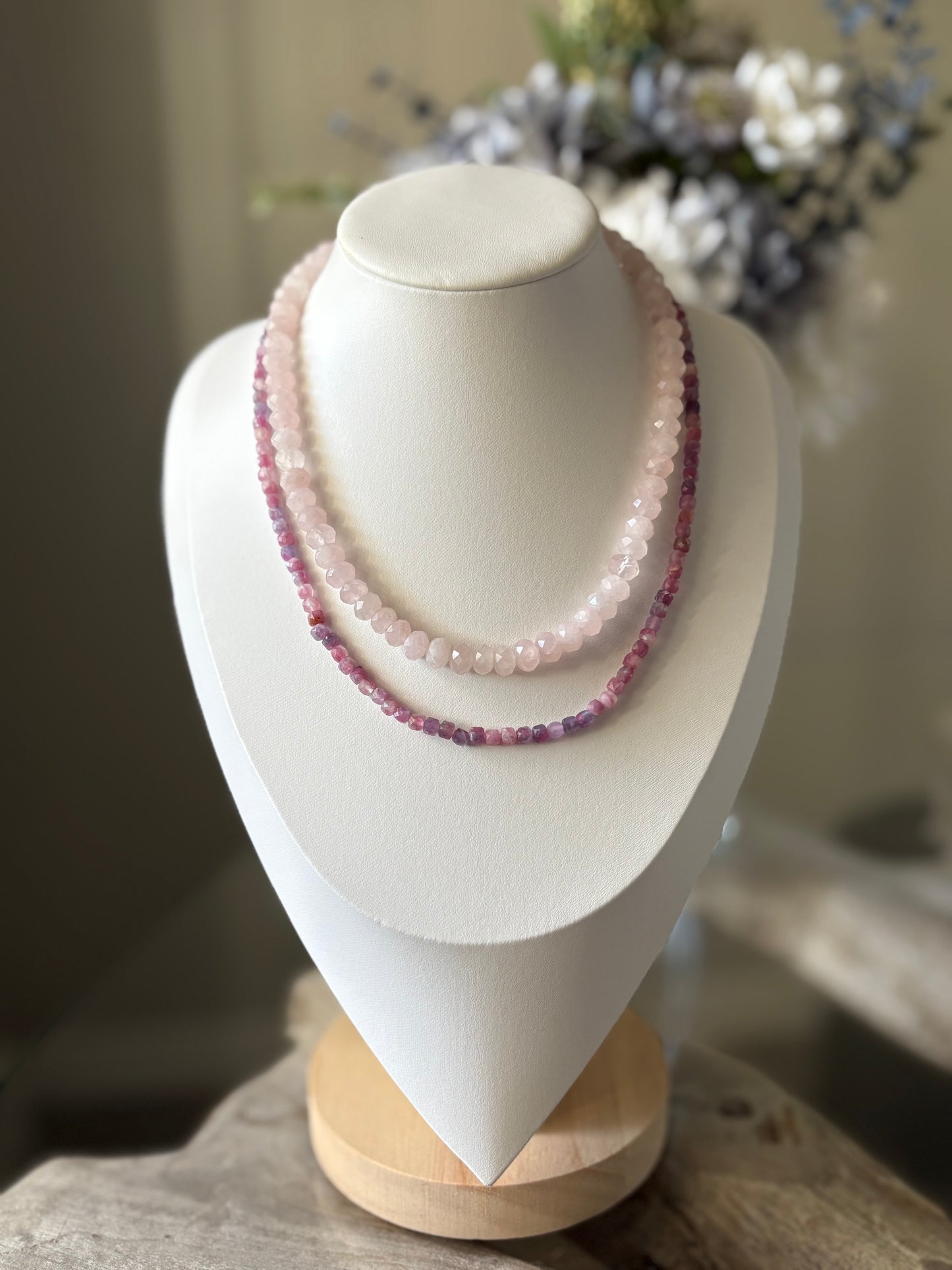 Tourmaline Lepidolite Necklace