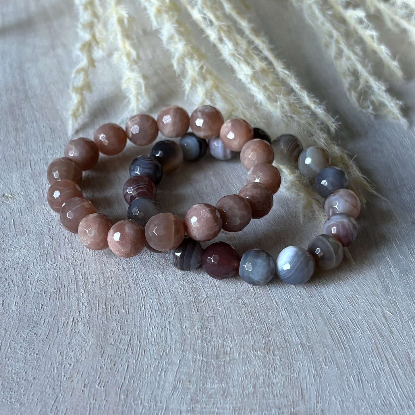 Peach Moonstone Bracelet